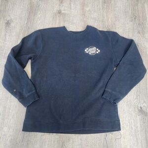 Santa Cruz Skateboards Navy Crew Neck Sweatshirt Mens Size Large Skater Grunge